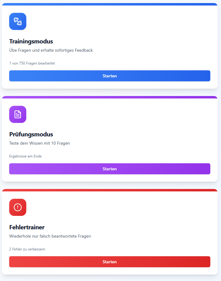 Elektro Trainer - WebApp für deine Prüfungsvorbereitung (Zwischen- und Gesellenprüfung)