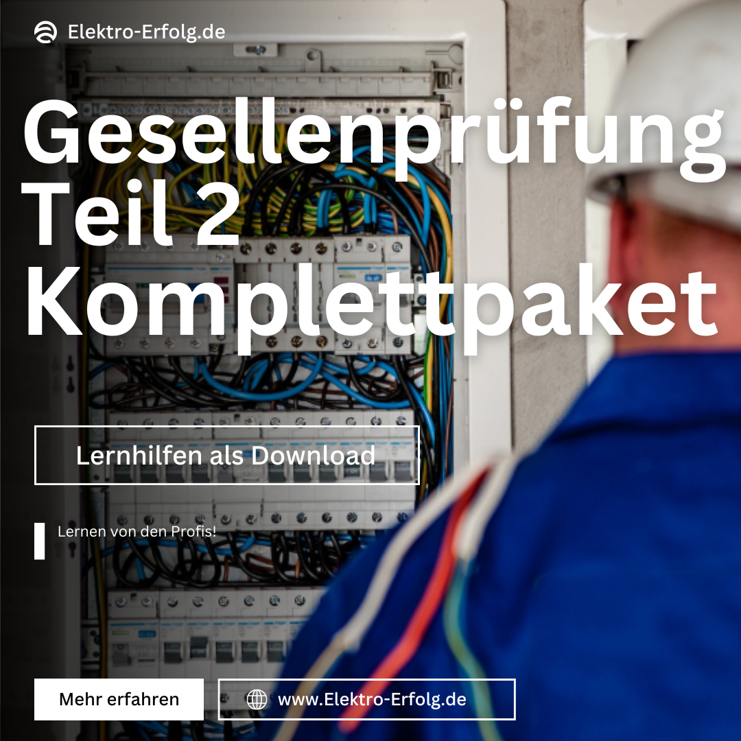 Gesellenprüfung Teil 2 – 2026 Komplettpaket Elektrotechnik (Energie& Gebäudetechnik) –  PDF